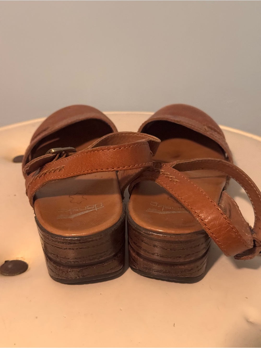 Dansko Women’s Mary Jane Clogs in Rich Walnut Brown Size 41 - Picture 3 of 4